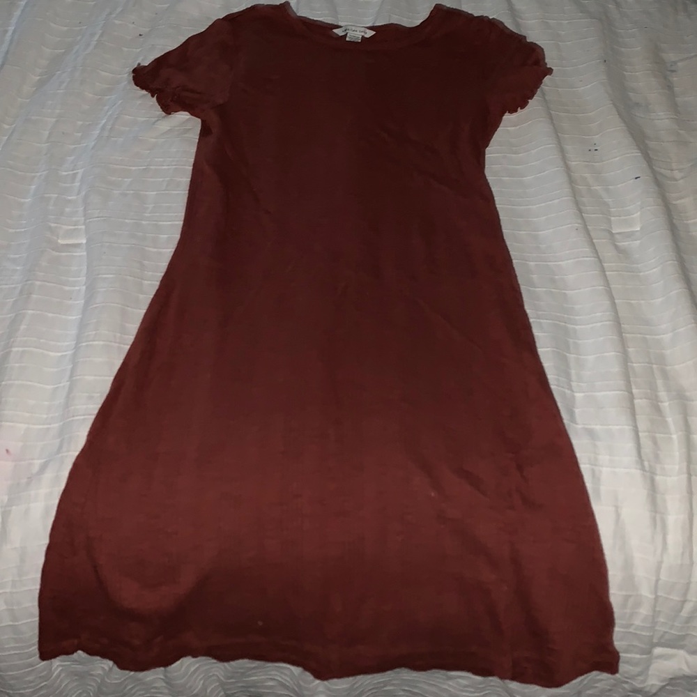 Rust orange dress